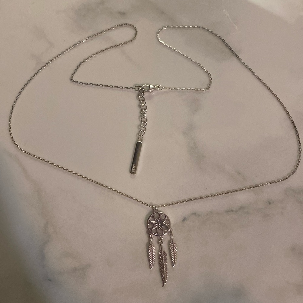 Dreamcatcher sterling‎ silver delicate necklace lucky delicates 925
